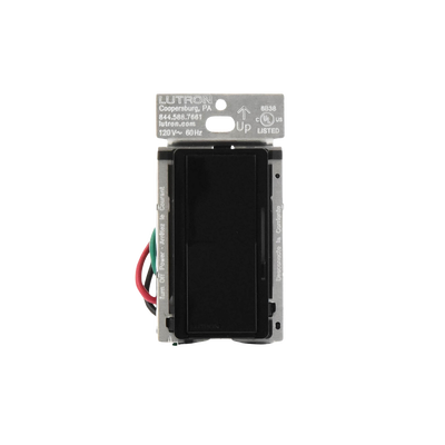 (Caseta Wireless) Atenuador de pared. Aumenta/Disminuye Intensidad de Iluminación.  No requiere cable neutro. 150W LED / 600W INC/HAL