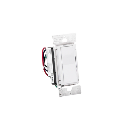 (Caseta Wireless) DIVA Atenuador de pared. Aumenta/Disminuye Intensidad de Iluminación.  No requiere cable neutro. 150W LED / 600W INC/HAL