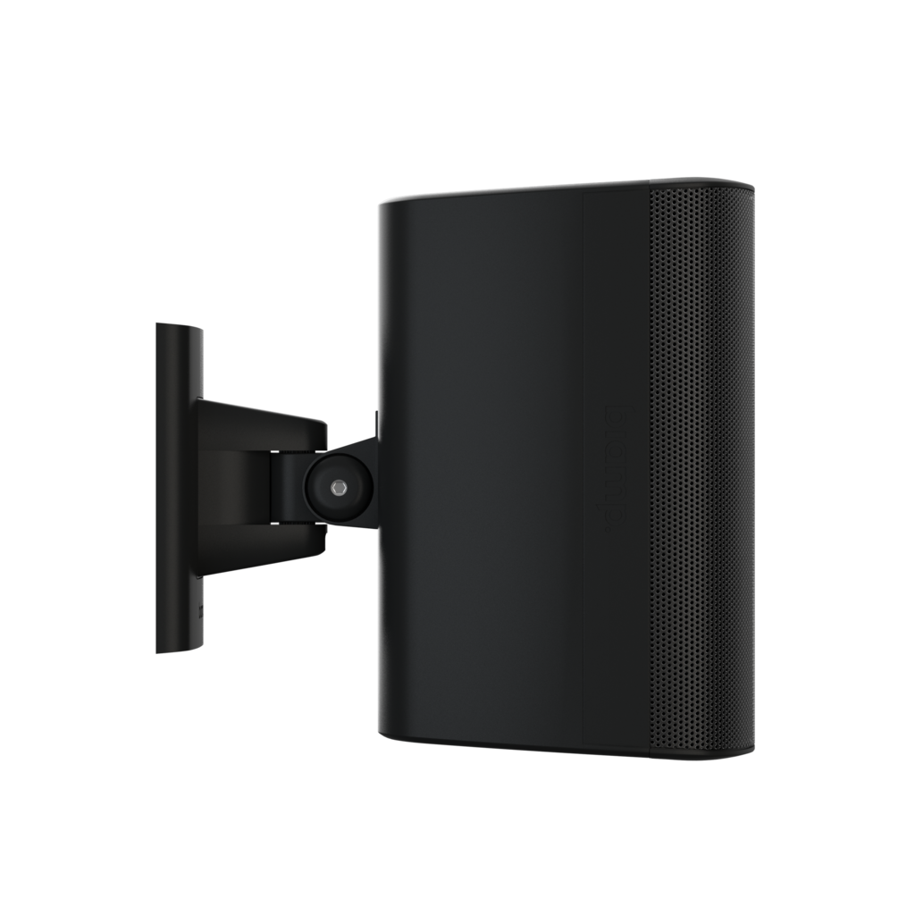 BIAMP Desono DX-S5-B Altavoz coaxial de alto rendimiento para montaje en superficie, interiores y exteriores, color negro, de 5" controlador de compresión de alta frecuencia; funcionamiento a 8 ohmios o 70 V/100 V; incluye soporte ClickMount. PAR