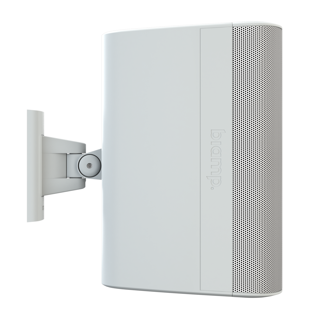 BIAMP DX-S8-W Altavoz para interior/exterior, coaxial, de 8 pulgadas, bidireccional y alto rendimiento, con montaje en superficie y controlador de compresión de alta frecuencia. Color BlancoPAR
