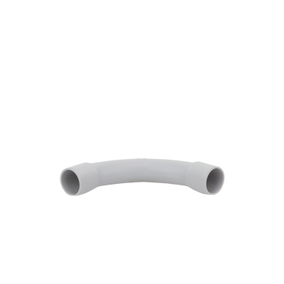 Curva de radio estrecho para tubería rígida, recomendado para cables de datos, PVC Auto-extinguible, de 16 mm