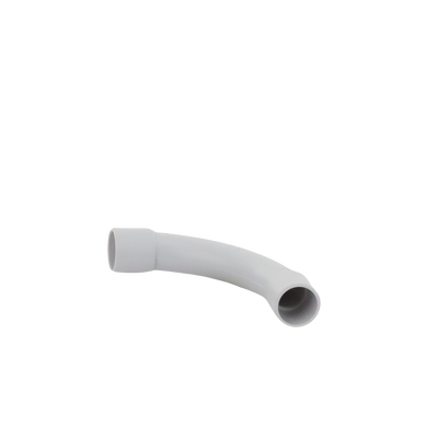 Curva de radio estrecho para tubería rígida, recomendado para cables de datos, PVC Auto-extinguible, de 16 mm