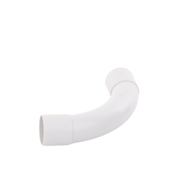 Curva de radio estrecho para tubería rígida, recomendado para cables de datos, PVC Auto-extinguible, de 32 mm