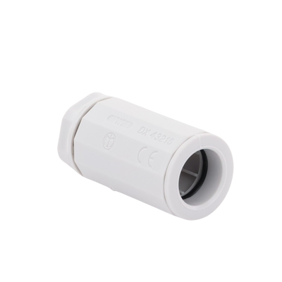 Conector de tubería rígida a caja (Racor), PVC Auto-extinguible, de 16 mm