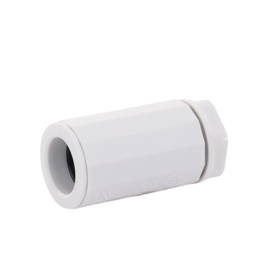 Conector de tubería rígida a caja (Racor), PVC Auto-extinguible, de 16 mm