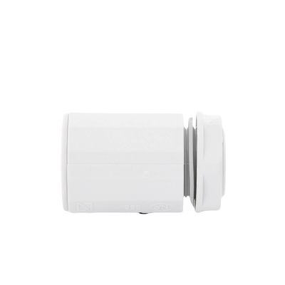 Conector de tubería rígida a caja (Racor), PVC Auto-extinguible, de 25 mm