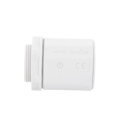 Conector de tubería rígida a caja (Racor), PVC Auto-extinguible, de 32 mm