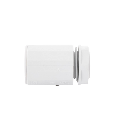 Conector de tubería rígida a caja (Racor), PVC Auto-extinguible, de 50 mm