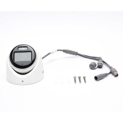 [ColorVu] Turret TURBOHD 3K (5 Megapixel) / Lente 2.8 mm / Micrófono Integrado / Imagen a Color 24/7 / 20 mts Luz Blanca / Exterior IP67 / dWDR / 4 Tecnologías