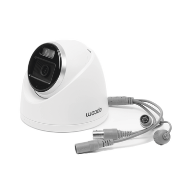 Turret TURBOHD 3K (5 Megapixel) / Lente 3.6 mm / Micrófono Integrado / Imagen a Color 24/7 (ColorVu) / 40 mts Luz Blanca / Exterior IP67 / dWDR / 4 Tecnologías