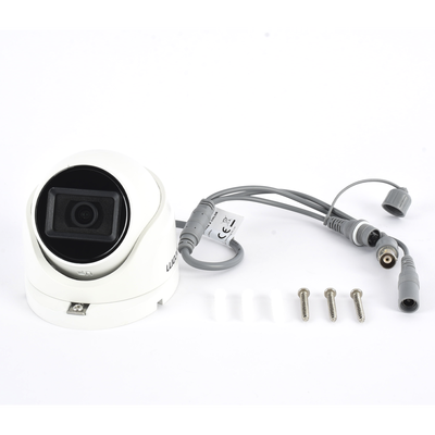 Turret TURBOHD 5 Megapixel / Lente 2.8 mm / 30 mts IR EXIR  / Exterior IP67 / Metal / 4 en 1 / dWDR