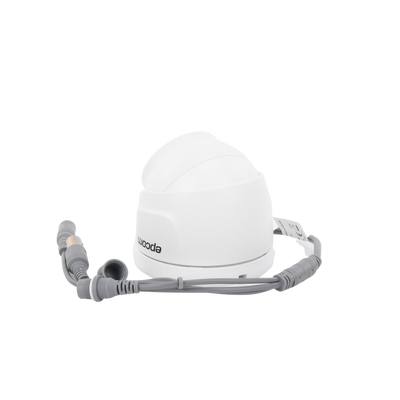 AUDIO POR COAXITRON / Turret TURBOHD 5 Megapixel / Angulo de vision 85.5° / Lente 2.8 mm / 30 mts IR EXIR / Exterior IP67 / 4 Tecnologías / dWDR