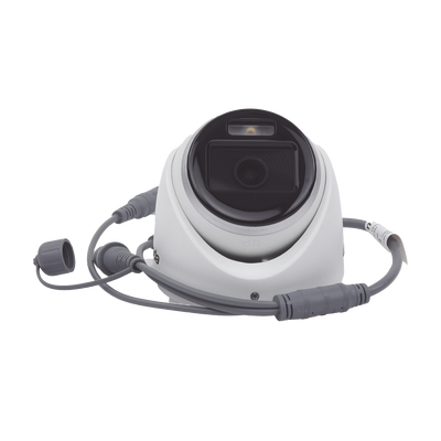 Turret TURBOHD 2 Megapixeles (1080p) / Imagen a color 24/7 / Lente 2.8 mm / METAL / Luz Blanca 20 mts / Exterior IP67 / TVI-AHD-CVI-CVBS / dWDR