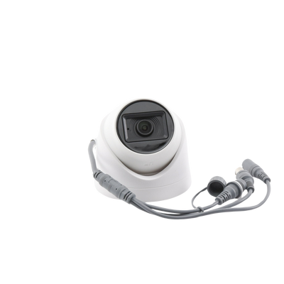 AUDIO POR COAXITRON / Domo TURBOHD 2 Megapixel (1080p) / Gran Angular 106° / Lente 2.8 mm / 20 mts IR EXIR / Interior / 4 Tecnologías / dWDR