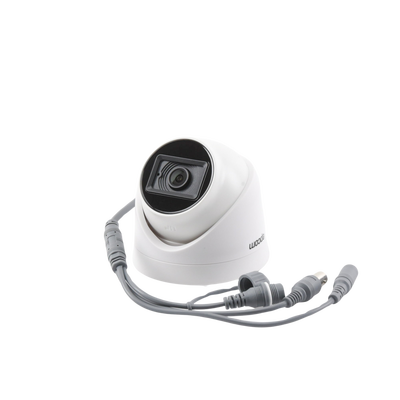 AUDIO POR COAXITRON / Domo TURBOHD 2 Megapixel (1080p) / Gran Angular 106° / Lente 2.8 mm / 20 mts IR EXIR / Interior / 4 Tecnologías / dWDR