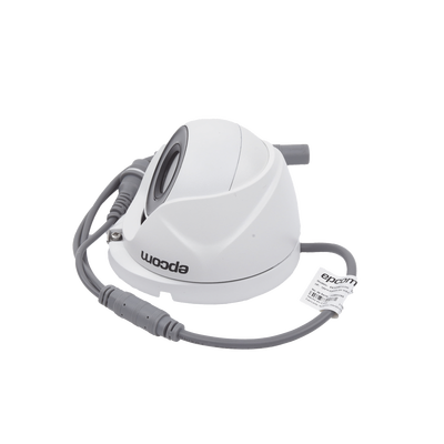 Turret TURBOHD 2 Megapixel (1080p) / METÁLICA / Gran Angular 103° / Lente 2.8 mm / IR EXIR 20 Mts / Exterior IP66 / TVI-AHD-CVI-CVBS / dWDR