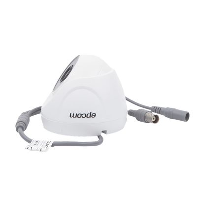 Eyeball TURBOHD 2 Megapixel (1080p) / Gran Angular 103° / Lente 2.8 mm / EXIR Inteligente 20 mts / Interior / TVI-AHD-CVI-CVBS / dWDR