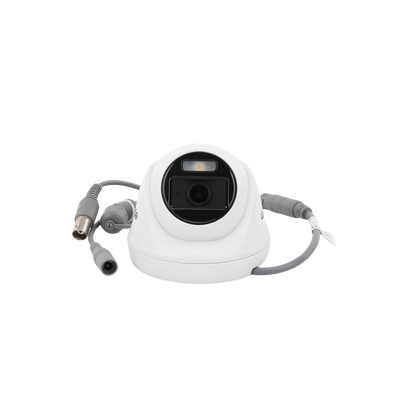Turret TURBOHD 2 Megapíxel (1080p) / Imagen a color 24/7 / Lente 2.8 mm / Policarbonato / Luz Blanca 20 mts / Interior / Microfono Integrado / TVI-AHD-CVI-CVBS / dWDR