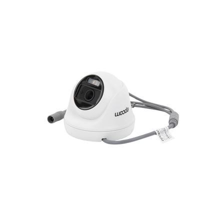 Turret TURBOHD 2 Megapíxel (1080p) / Imagen a color 24/7 / Lente 2.8 mm / Policarbonato / Luz Blanca 20 mts / Interior / Microfono Integrado / TVI-AHD-CVI-CVBS / dWDR