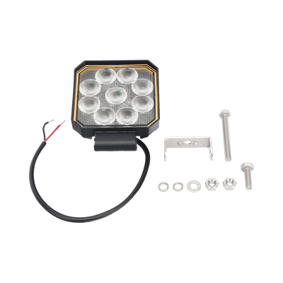 Luz de trabajo bluetooth, 9 LED, 1500 Lumenes, 12-24 Vcd