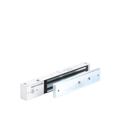 Chapa Magnética 600 lbs con LED /  Sensor de Estado de Unión / Sin Magnetismo Residual / Uso Interior.