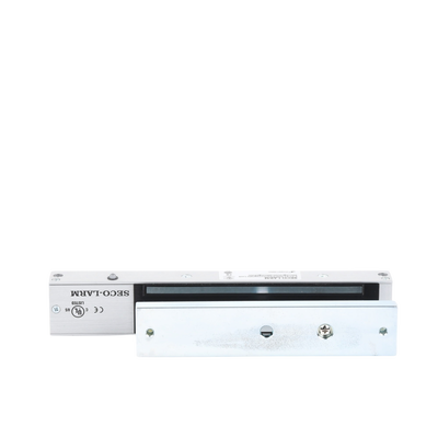 Chapa Magnética 600 lbs con LED /  Sensor de Estado de Unión / Sin Magnetismo Residual / Uso Interior.