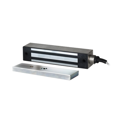 Chapa Magnética 600 Lbs Para Uso en Exterior / IP65 / Con Cordón Armado 91 CM / UL /