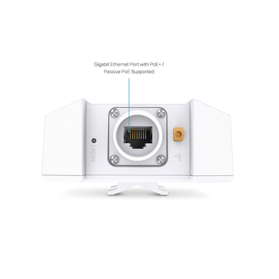 Punto de Acceso Omada Exterior-Interior / Wi-Fi 6 AX3000 MU-MIMO 2x2 / Mesh Omada / Alta Densidad de Usuarios / Configuración por Controlador o Stand-Alone / Para Montaje en Mástil/ Pared / Alimentación PoE+