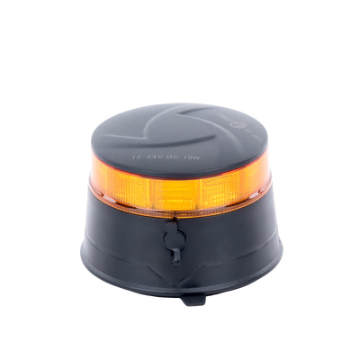 Baliza LED Recargable, Compacta y Discreta, Color Ámbar, Con Montaje Magnético y de Succión