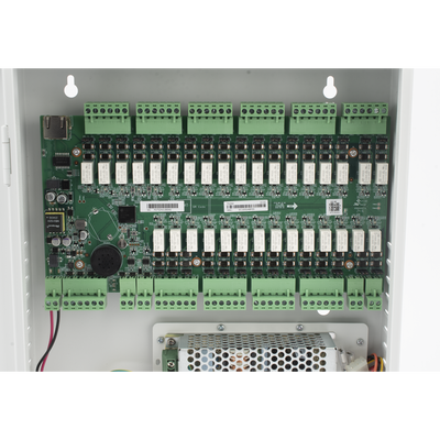 Controlador de Elevador IP Para 32 Pisos / Gestión 100% en la Nube / Interfaz Web / Pases Temporales desde App / Activación de Pisos desde App/ Wiegand / POE / 20,000 Tarjetas /100,000 Eventos / Compatible con Videoporteros Akuvox