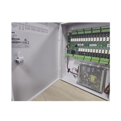 Controlador de Elevador IP Para 32 Pisos / Gestión 100% en la Nube / Interfaz Web / Pases Temporales desde App / Activación de Pisos desde App/ Wiegand / POE / 20,000 Tarjetas /100,000 Eventos / Compatible con Videoporteros Akuvox