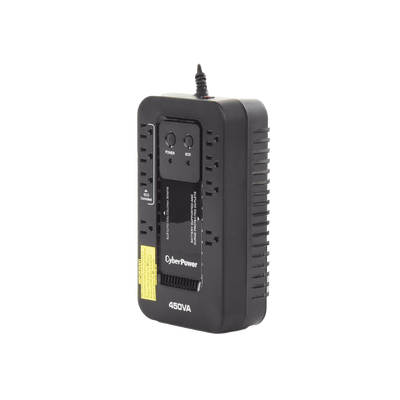 UPS de 450 VA/260 W, Topología Standby con Modo Ahorrador ECO, Entrada 120 Vca NEMA 5-15P, Con 8 Tomas NEMA 5-15R