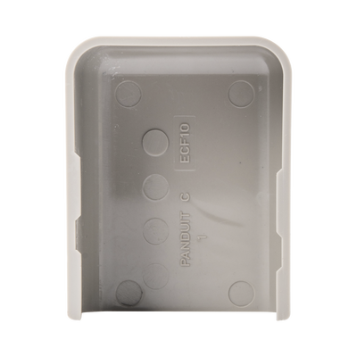 Tapa Final, para uso con canaleta LD10, material ABS, Color Gris