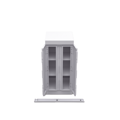 Gabinete de Seguridad de Lámina Galvanizada  para Almacenamiento de Baterías (Hasta 6 baterías PL110D12).