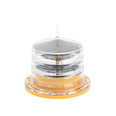 Estrobo led para Obstrucción Autónoma con Led Color Rojo con Panel Solar (Luz Fija o Estroboscópica configurable) / No incluye montaje