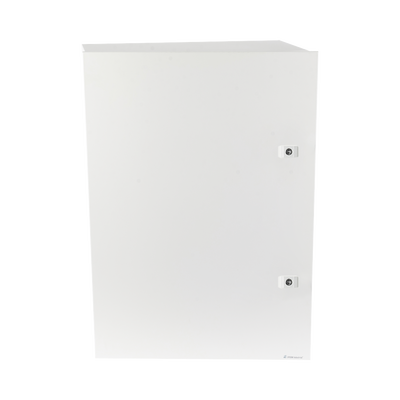 Gabinete para instalación de 2 Baterías PL110D12, Fabricado en Lámina Galvanizada, Accesorios para piso o poste (No incluidos)