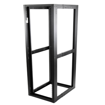 Rack Estándar 19" de 4 Postes, Acero, 45 Unidades, Profundidad Ajustable.