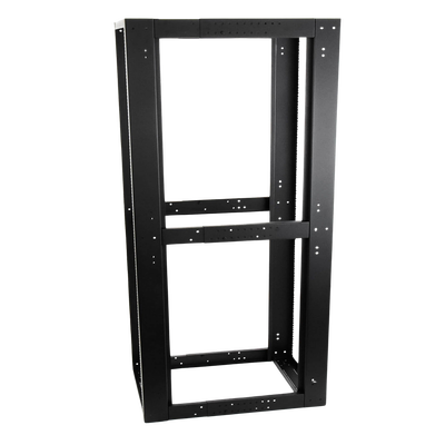 Rack Estándar 19" de 4 Postes, Acero, 45 Unidades, Profundidad Ajustable.