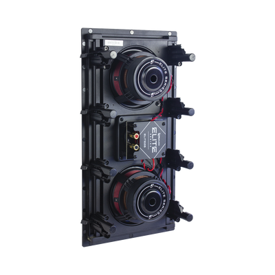 BOCINA DE PARED | 2 WOOFERS DE FIBRA DE CARBONO 6.5'' | TWEETER DE TITANIO 1'' | 200W