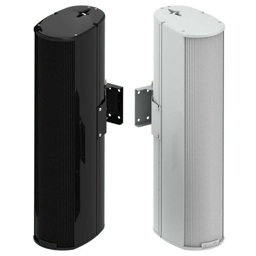 BIAMP ENT206B Altavoz de columna ENTASYS 200, 2 vías, 6 controladores LF. resistente a la intemperie, 150 W continuos, 600 W pico 16 Ω, 70/100 V color negro 1 Pieza