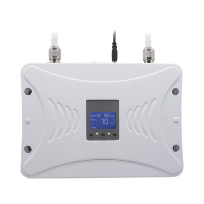 Kit Amplificador de Señal Celular 4G LTE, 3G y Voz. Funciona con Todos los Operadores. Soporta Múltiples Dispositivos y Tecnologías. Hasta 1000 metros cuadrados de Cobertura