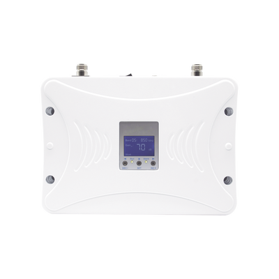 Kit Amplificador de Señal Celular 2G, 3G y 4G / Mejora llamadas convencionales y VoLTE / Amplifica señal de TELCEL, AT&T y MOVISTAR / Cubre hasta 300 m² con una antena y hasta 900 m² con 3 antenas.