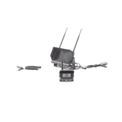 Sistema Profesional Inalámbrico de Cámara de Reversa Infrarroja y Monitor de 7" para Vehículos de Trabajo y Montacargas