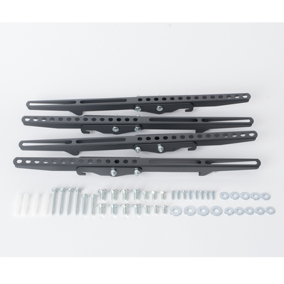 Montaje de Techo Universal Doble para Monitores de 32 a 65" / Soporta hasta 60 kg x pantalla  / Vesa 600 x 400/  Acero / Montaje Telescopico de 50 cm hasta 90 cm