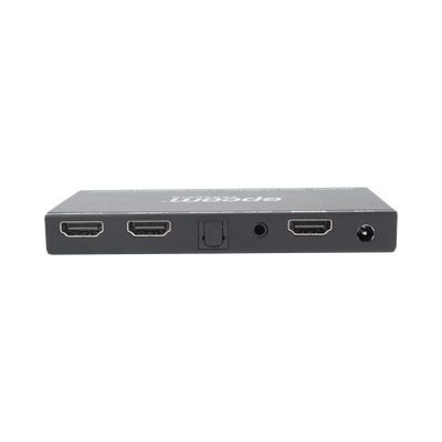 Splitter HDMI 1x2 | 4K@60Hz | Extractor de Audio | Down Scaler | HDR  4:4:4 | EDID | 18Gbps