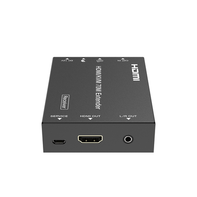 Kit Extensor HDMI con KVM | 70m | 4K2K@60Hz | 4:4:4 |  HDMI2.0b y HDCP 2.2 | Salida de Audio 3.5mm | Admite PoC | Admite USB 1.1
