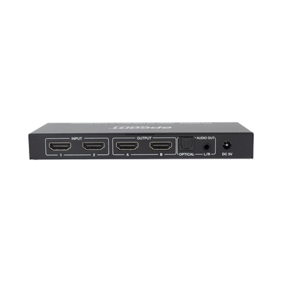 Matricial HDMI | 2x2 | 4K2K@60Hz | HDR | YCbCr 4:4:4 | EDID Auto | Extractor de Audio | Salida de audio análoga y digitalizados | HDCP 2.2 | 18 Gbps