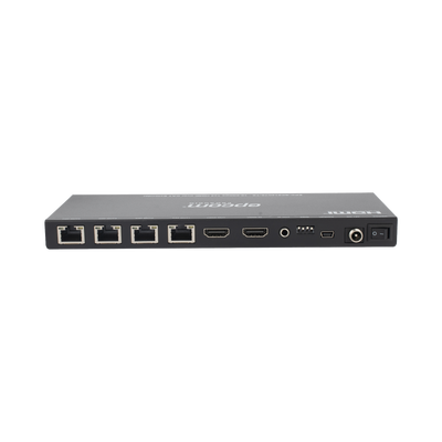 Splitter HDMI 1x4 | Extensor HDMI | 4K@30Hz 40m | 1080p@60Hz 70m | Función PoC |  4:4:4