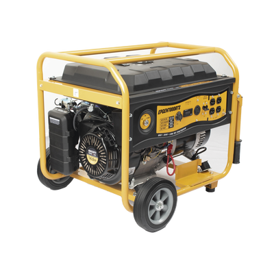 Generador a Gasolina / Planta de Emergencia con Encendido Automático, 6.5KW, 220Vac 2 Fases, Jaula con Ruedas para Fácil Traslado