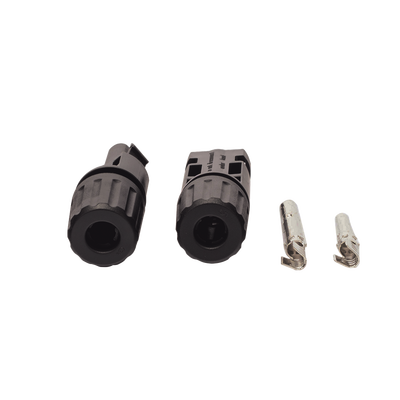 Conector MC-4 para Módulos Fotovoltaicos (conector hembra + conector macho)